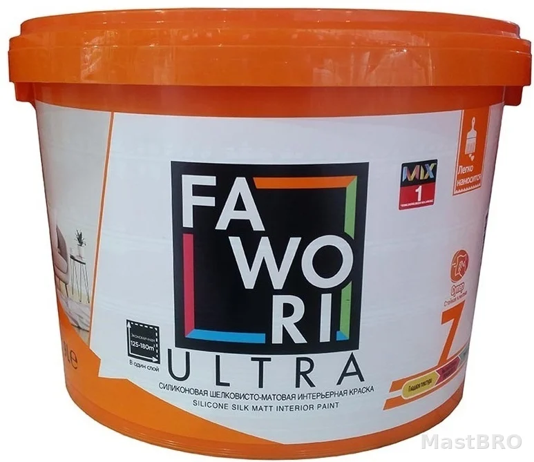 FAWORI ULTRA 7 MIX-1 краска силиконовая шелковисто-матовая 5 л.