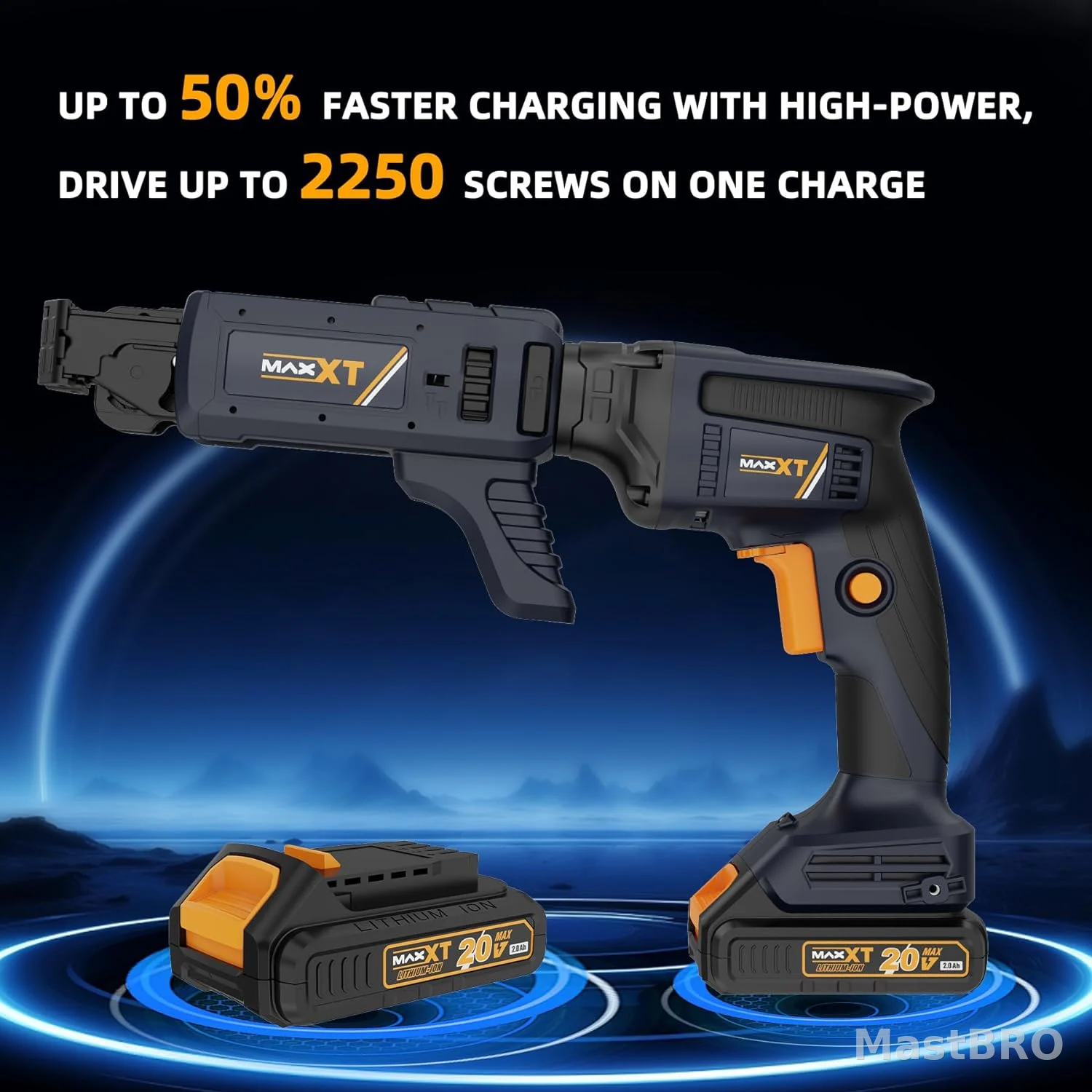 Шуруповерт ленточный BR8504- 1 + P1901
