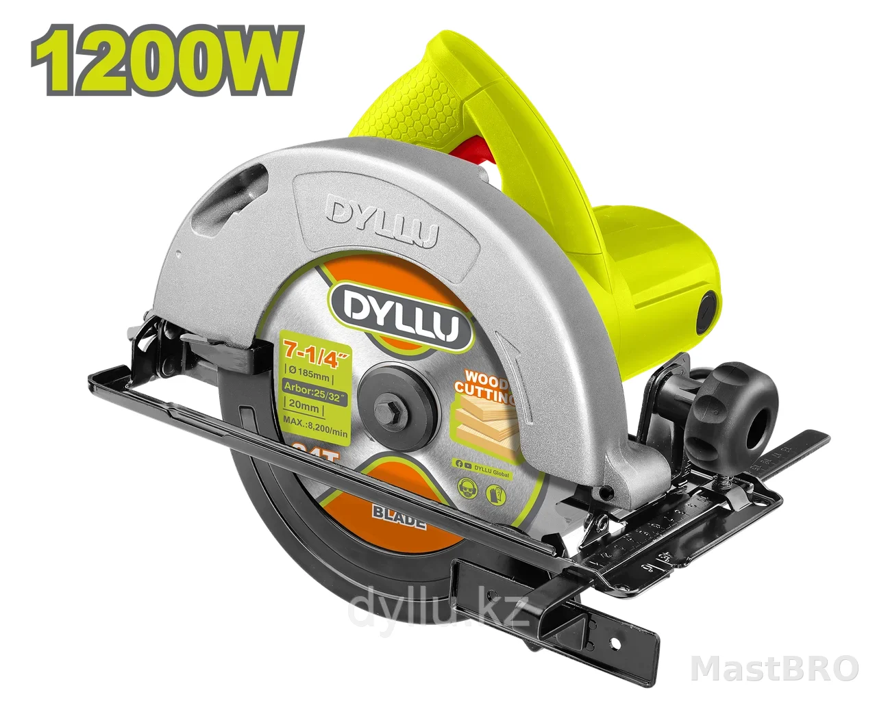 Дисковая Пила DYLLU DTCW1512001 (1200Вт, 185мм)