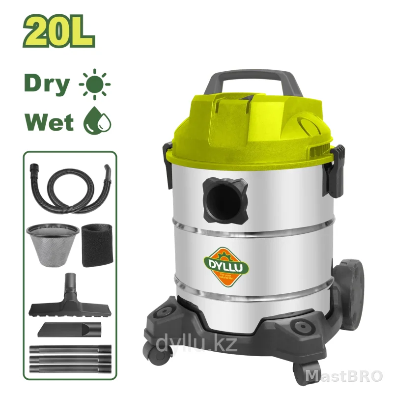 Пылесос Хозяйственный DYLLU DTVR4A20 (1200 Вт, 20 л)