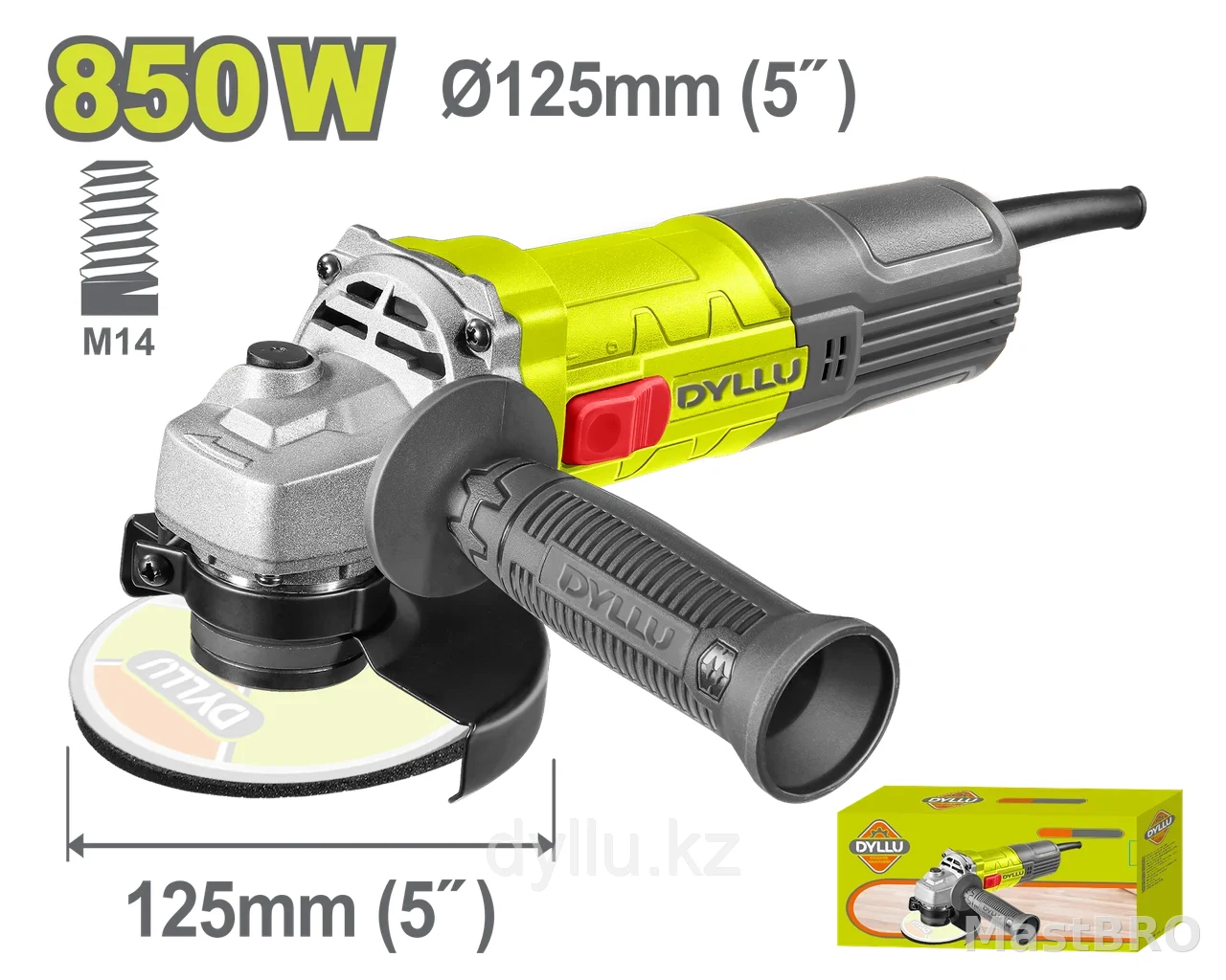 Угловая шлифовальная машина DYLLU 125мм (850W)