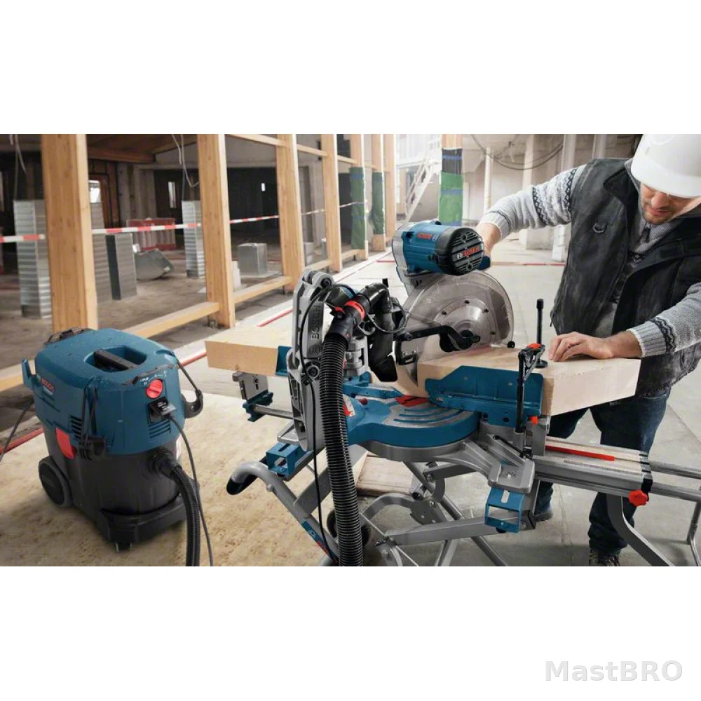 Строительный пылесос Bosch GAS 35 L SFC+ (1200 Вт, 254 мбар, 19.2 л, влажная и сухая уборка)