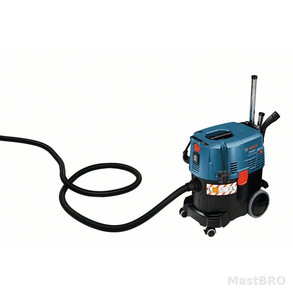Строительный пылесос Bosch GAS 35 L SFC+ (1200 Вт, 254 мбар, 19.2 л, влажная и сухая уборка)